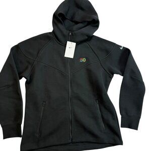 NIKE New NWT Black Hooded Hoodie Sweatshirt ZIP. Size Adult Women's Large.  GOLF